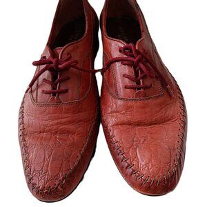 Vintage Leather Shoes "Turbo Club" Size 9 Tropical Footwear Huaraches